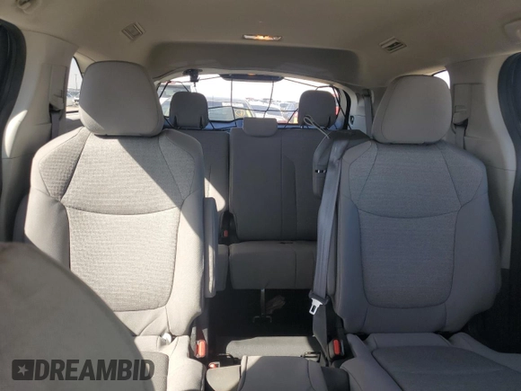 2024 Toyota Sienna LE with VIN 5TDKSKFC1RS130783, listed as a Copart auction lot 50153205 with 57,855 mi miles and Clean Title. Bid and sale history available at carsss.com. Image 10.