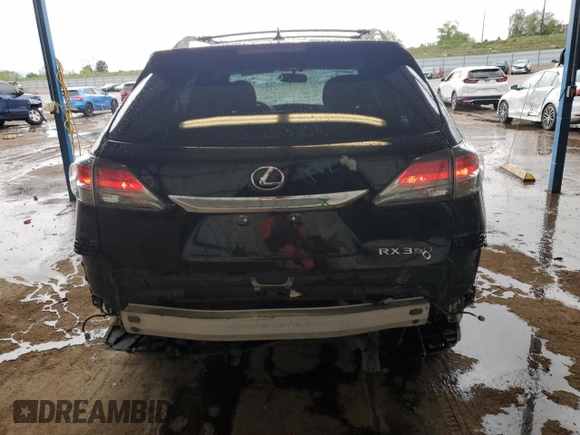 2013 Lexus RX 350 with VIN 2T2BK1BA5DC206212, listed as a Copart auction lot 57661055 with 108,811 mi miles and Salvage title. Bid and sale history available at DreamBid. Image 6.