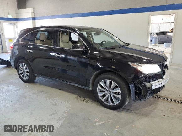 2016 Acura MDX Technology z VIN 5FRYD4H4XGB008316, wystawiony jako Copart lot #55479935 z przebiegiem 97 471 mil mil oraz Szkoda całkowita • Salvage title. Historia ofert i sprzedaży dostępna na DreamBid. Obrazek 4.