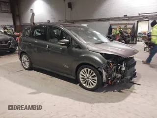 2017 Ford C-Max Energi SE with VIN 1FADP5EU9HL100619, listed as a IAAI auction lot 41295431 with 119,465 mi miles. Bid and sale history available at carsss.com. Image 1.