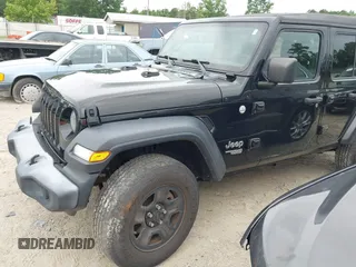 2019 Jeep Wrangler Unlimited Sport S with VIN 1C4HJXDG1KW603345, listed as a IAAI auction lot 42474523 with 90,048 mi miles and . Bid and sale history available at DreamBid. Image 17.