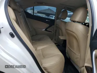 2008 Lexus IS with VIN JTHBK262582082071, listed as a Copart auction lot 54206675 with 221,953 mi miles and Salvage Title. Bid and sale history available at carsss.com. Image 10.
