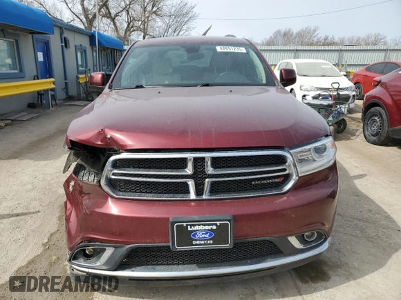 2018 Dodge Durango SXT with VIN 1C4RDJAGXJC381188, listed as a Copart auction lot 47891235 with 95,760 mi miles and Salvage Title. Bid and sale history available at DreamBid. Image 5.
