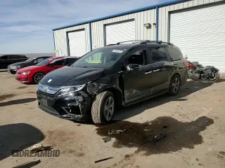 2019 Honda Odyssey EX-L with VIN 5FNRL6H75KB106578, listed as a Copart auction lot 86846304 with 38,769 mi miles and Salvage Title. Bid and sale history available at carsss.com. Image 12.