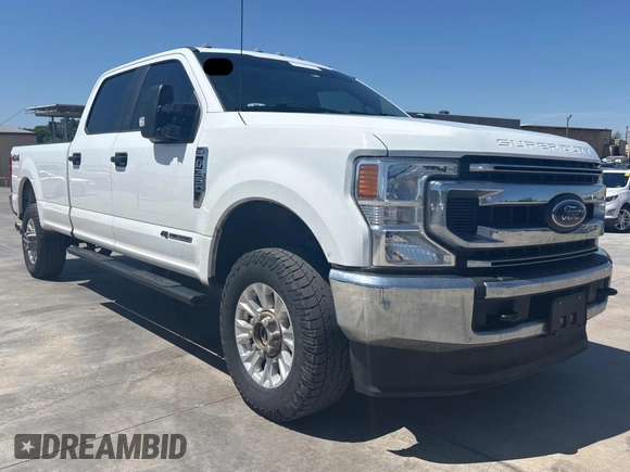 2022 Ford F-350 XL with VIN 1FT8W3BT7NEC73201, listed as a Copart auction lot 54583985 with 166,621 mi miles and Clean Title. Bid and sale history available at DreamBid. Image 1.