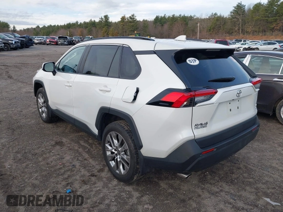 2024 Toyota RAV4 XLE Premium with VIN 2T3A1RFV2RW435605, listed as a IAAI auction lot 41817941 with 10,001 mi miles. Bid and sale history available at carsss.com. Image 3.