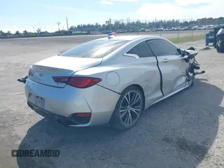 2018 Infiniti Q60 Luxe with VIN JN1CV7EK9JM200275, listed as a IAAI auction lot 41269284 with 72,673 mi miles and . Bid and sale history available at carsss.com. Image 4.