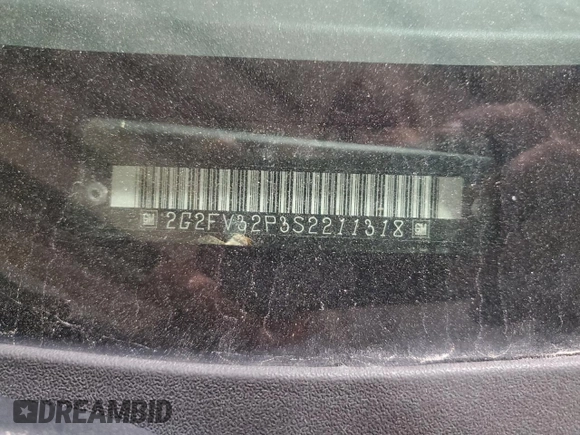 1995 Pontiac Firebird Trans Am с VIN 2G2FV32P3S2211318, выставлен на аукционе Copart как лот 60168445 с пробегом 91 250 миль миль и Чистый • Clean title. История ставок и продаж доступна на DreamBid. Изображение 12.