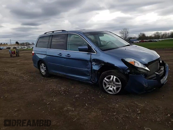 2007 Honda Odyssey EX-L with VIN 5FNRL38777B095914, listed as a Copart auction lot 53208585 with 254,710 mi miles and Salvage Title. Bid and sale history available at carsss.com. Image 11.