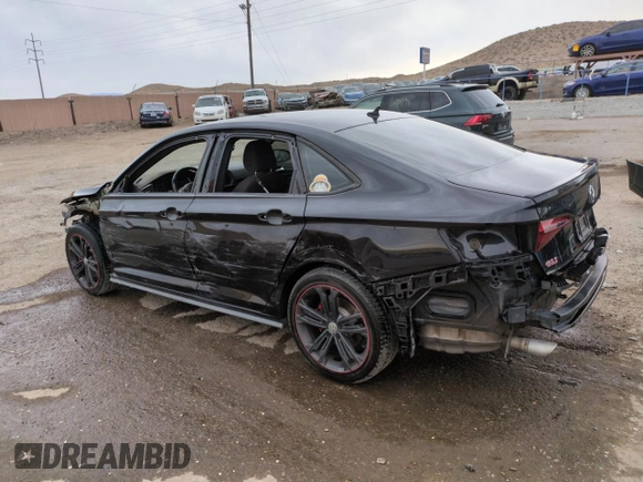 2019 Volkswagen Jetta GLI S z VIN 3VW6T7BU7KM177605, wystawiony jako Copart lot #52334375 z przebiegiem 97 162 mil mil oraz Szkoda całkowita • Salvage title. Historia ofert i sprzedaży dostępna na DreamBid. Obrazek 2.