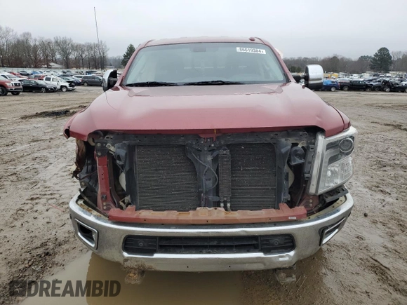 2017 Nissan Titan XD PRO-4X with VIN 1N6BA1F46HN568951, listed as a Copart auction lot 86619384 with 132,838 mi miles and Salvage Title. Bid and sale history available at carsss.com. Image 5.