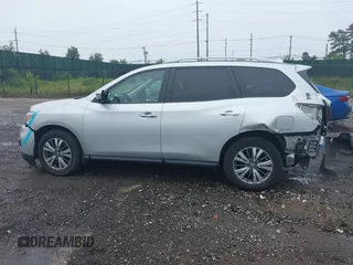 2019 Nissan Pathfinder SV with VIN 5N1DR2MM2KC621799, listed as a IAAI auction lot 42485711 with 63,973 mi miles and . Bid and sale history available at DreamBid. Image 14.