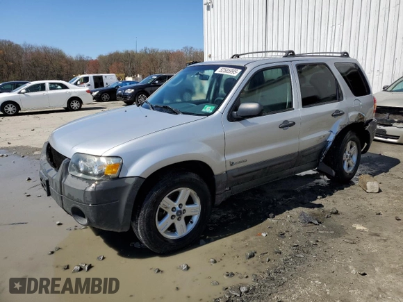 2006 Ford Escape Hybrid with VIN 1FMCU96H06KD03730, listed as a Copart auction lot 52585995 with 189,363 mi miles and Salvage title. Bid and sale history available at DreamBid. Image 1.