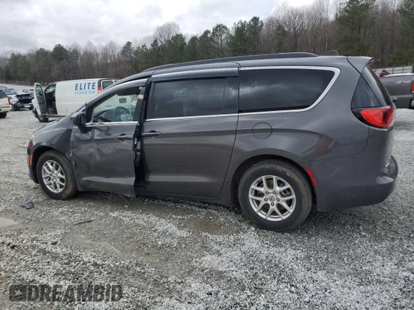 2021 Chrysler Voyager LXI with VIN 2C4RC1DG0MR506242, listed as a Copart auction lot 47658465 with 81,498 mi miles and Salvage Title. Bid and sale history available at carsss.com. Image 2.