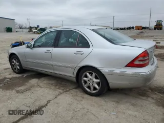 2002 Mercedes-Benz C 230/260/280/320 with VIN WDBRF64J22F281843, listed as a Copart auction lot 44774575 with 125,975 mi miles and Salvage Title. Bid and sale history available at DreamBid. Image 2.