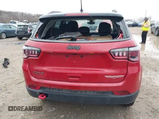 2018 Jeep Compass Trailhawk with VIN 3C4NJDDB2JT441865, listed as a IAAI auction lot 41848542 with 109,696 mi miles and . Bid and sale history available at carsss.com. Image 16.