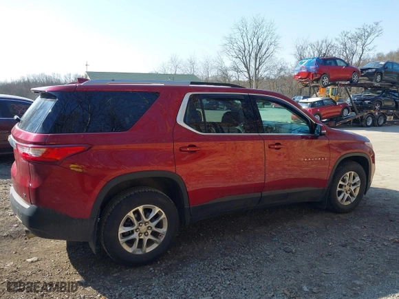 2018 Chevrolet Traverse LT Cloth with VIN 1GNEVGKW8JJ248064, listed as a IAAI auction lot 41789870 with 123,258 mi miles. Bid and sale history available at carsss.com. Image 14.