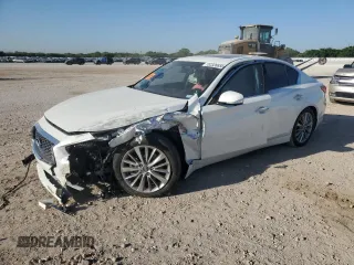 2023 Infiniti Q50 Luxe with VIN JN1EV7BP9PM512260, listed as a Copart auction lot 52326655 with Not provided miles and Salvage title. Bid and sale history available at DreamBid. Image 1.