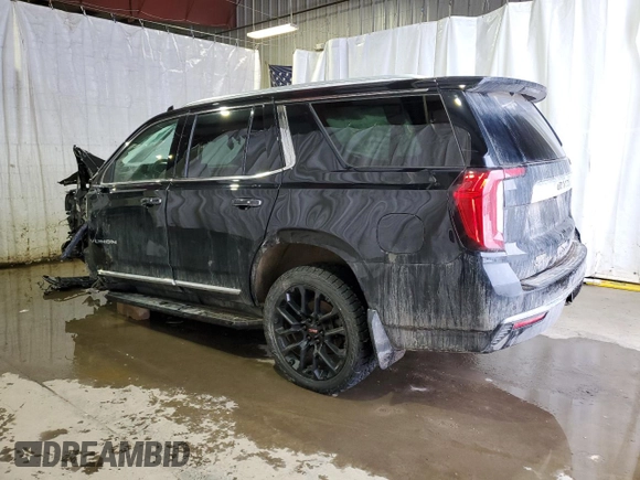 2022 GMC Yukon SLT with VIN 1GKS2BKT3NR282583, listed as a Copart auction lot 43571195 with 79,008 mi miles and Salvage Title. Bid and sale history available at carsss.com. Image 2.