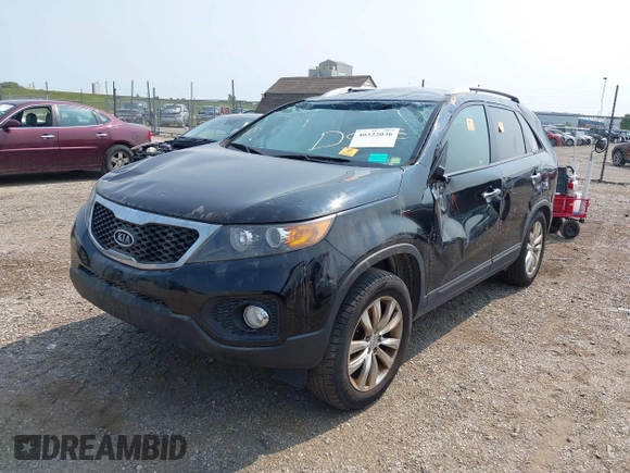 2011 Kia Sorento EX with VIN 5XYKU3A11BG176980, listed as a IAAI auction lot 40322036 with 234,448 mi miles. Bid and sale history available at carsss.com. Image 2.