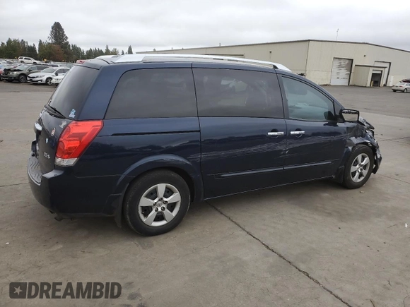 2009 Nissan Quest S with VIN 5N1BV28U09N101497, listed as a Copart auction lot 75330364 with 173,906 mi miles and Salvage Title. Bid and sale history available at carsss.com. Image 3.