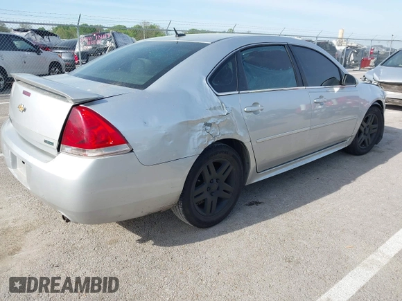 2013 Chevrolet Impala LT with VIN 2G1WG5E35D1222624, listed as a IAAI auction lot 42117345 with 113,238 mi miles and . Bid and sale history available at DreamBid. Image 4.