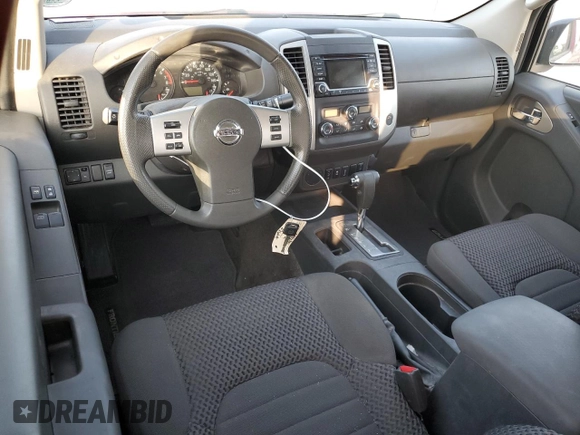 2015 Nissan Frontier SV with VIN 1N6AD0CUXFN766687, listed as a Copart auction lot 57445095 with 65,525 mi miles and Salvage title. Bid and sale history available at DreamBid. Image 8.