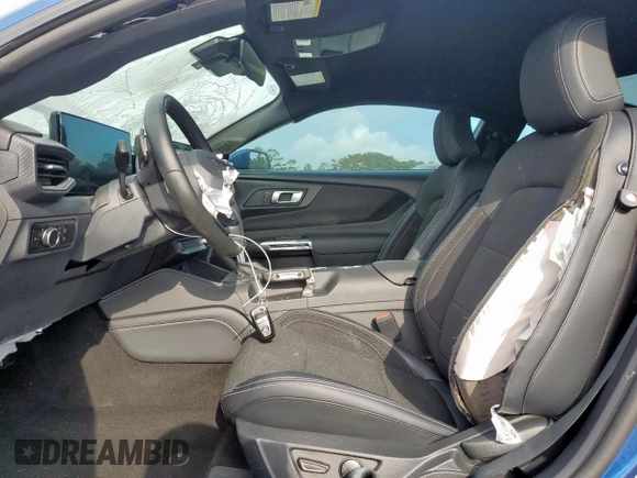 2024 Ford Mustang EcoBoost with VIN 1FA6P8TH7R5112306, listed as a Copart auction lot 58151055 with 4,467 mi miles and Salvage title. Bid and sale history available at DreamBid. Image 7.
