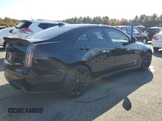 2017 Cadillac ATS-V with VIN 1G6AN5RY5H0168601, listed as a Copart auction lot 76682644 with 53,181 mi miles and Salvage Title. Bid and sale history available at carsss.com. Image 3.