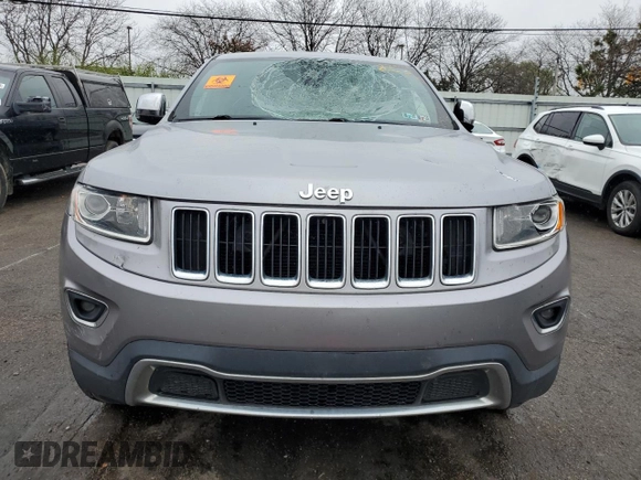 2015 Jeep Grand Cherokee Limited with VIN 1C4RJFBG2FC854920, listed as a Copart auction lot 52021545 with 162,960 mi miles and Clean Title. Bid and sale history available at carsss.com. Image 5.