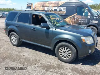 2010 Mercury Mariner Premier with VIN 4M2CN9HG8AKJ18091, listed as a IAAI auction lot 42215475 with 97,332 mi miles and . Bid and sale history available at DreamBid. Image 1.