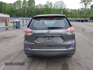 2016 Nissan Rogue SV with VIN KNMAT2MV1GP627725, listed as a IAAI auction lot 42120155 with 195,695 mi miles. Bid and sale history available at carsss.com. Image 16.