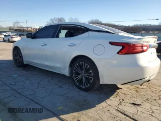 2016 Nissan Maxima SR with VIN 1N4AA6AP7GC422555, listed as a Copart auction lot 88661035 with 83,229 mi miles and Salvage title. Bid and sale history available at DreamBid. Image 2.