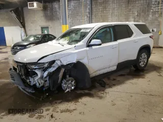 2022 Chevrolet Traverse LS with VIN 1GNEVLKW6NJ172911, listed as a Copart auction lot 41827235 with 36,577 mi miles and Salvage Title. Bid and sale history available at carsss.com. Image 1.