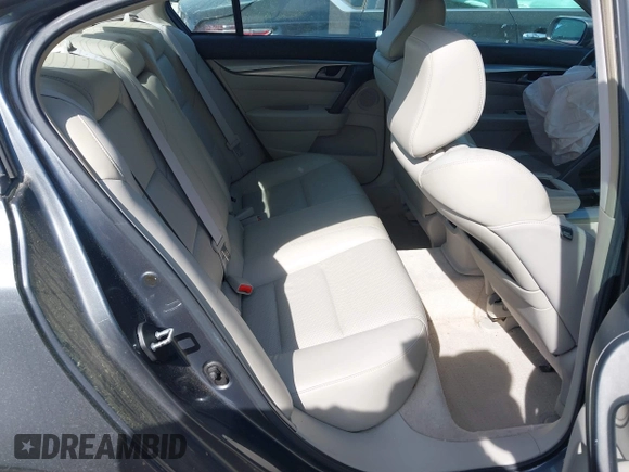 2009 Acura TL Tech with VIN 19UUA86569A019919, listed as a IAAI auction lot 41908425 with 109,726 mi miles. Bid and sale history available at carsss.com. Image 8.