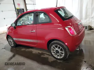 2012 FIAT 500 Pop with VIN 3C3CFFAR0CT243198, listed as a Copart auction lot 63317325 with 54,537 mi miles and Salvage title. Bid and sale history available at DreamBid. Image 2.