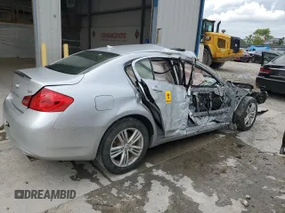 2015 Infiniti Q40 with VIN JN1CV6AR3FM524083, listed as a Copart auction lot 73520634 with 0 mi miles and Salvage Title. Bid and sale history available at carsss.com. Image 3.