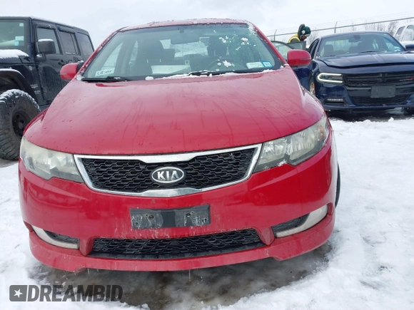 2013 Kia Forte SX with VIN KNAFW4A33D5693791, listed as a IAAI auction lot 41486906 with 154,579 mi miles. Bid and sale history available at carsss.com. Image 12.