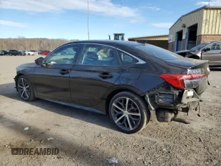 2022 Honda Civic Sedan Touring with VIN 2HGFE1F95NH302735, listed as a Copart auction lot 79278734 with 62,532 mi miles and Salvage Title. Bid and sale history available at carsss.com. Image 2.