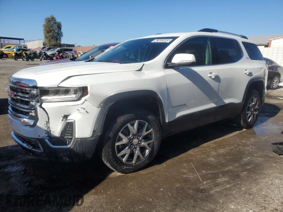 2023 GMC Acadia SLT with VIN 1GKKNML47PZ124812, listed as a Copart auction lot 42455465 with 87,116 mi miles and Salvage Title. Bid and sale history available at DreamBid. Image 1.
