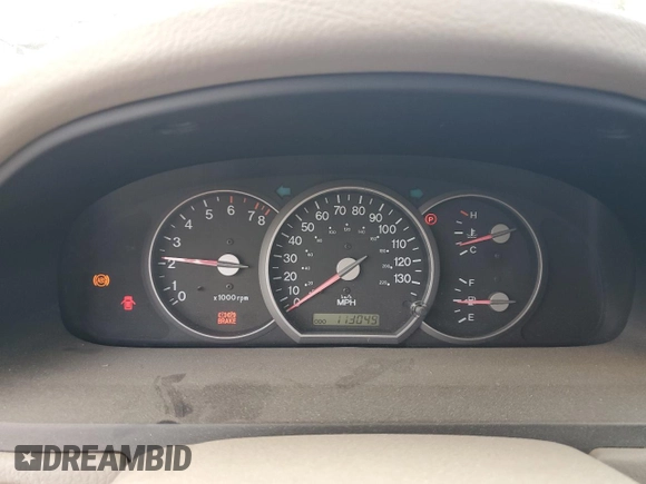 2005 Kia Sedona LX with VIN KNDUP132356623195, listed as a Copart auction lot 46623545 with 173,049 mi miles and Salvage Title. Bid and sale history available at carsss.com. Image 9.
