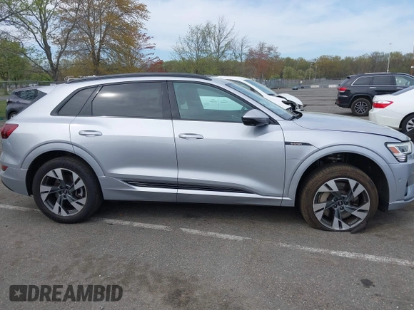 2022 Audi e-tron Premium with VIN WA1AAAGE3NB033122, listed as a IAAI auction lot 42081343 with 36,171 mi miles and . Bid and sale history available at DreamBid. Image 13.