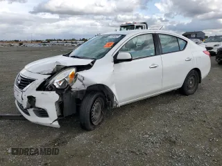 2014 Nissan Versa S Plus with VIN 3N1CN7AP9EL813031, listed as a Copart auction lot 51343925 with Not Provided miles and Salvage Title. Bid and sale history available at carsss.com. Image 1.