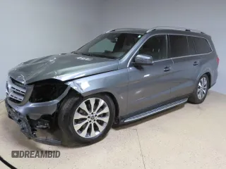 2019 Mercedes-Benz GLS 450 with VIN 4JGDF6EE8KB237779, listed as a Copart auction lot 72995084 with 55,708 mi miles and Salvage Title. Bid and sale history available at DreamBid. Image 2.