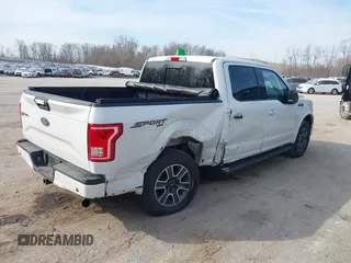 2016 Ford F-150 XLT with VIN 1FTEW1EP4GFC58013, listed as a IAAI auction lot 41805781 with 164,385 mi miles. Bid and sale history available at carsss.com. Image 4.