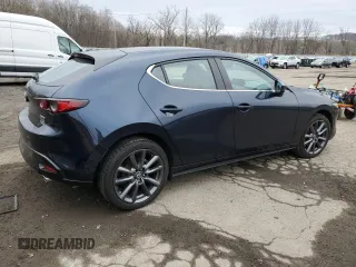 2021 Mazda 3 Preferred with VIN JM1BPBLL1M1340795, listed as a Copart auction lot 52627905 with 13,596 mi miles and Salvage title. Bid and sale history available at DreamBid. Image 3.