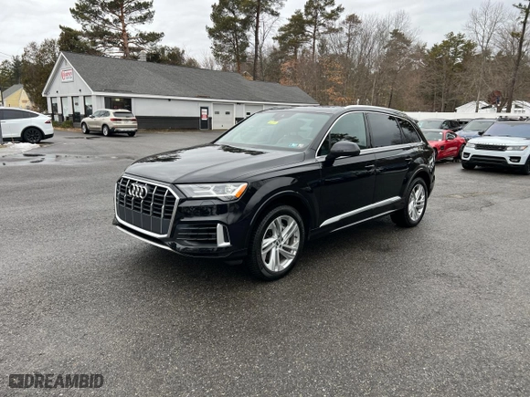 2020 Audi Q7 Premium with VIN WA1AXAF70LD003658, listed as a Copart auction lot 48668495 with 88,618 mi miles and Clean Title. Bid and sale history available at carsss.com. Image 1.