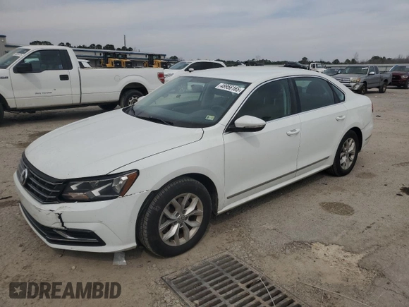 2016 Volkswagen Passat 1.8T S with VIN 1VWAT7A36GC034379, listed as a Copart auction lot 48956165 with 144,438 mi miles and Clean Title. Bid and sale history available at carsss.com. Image 1.