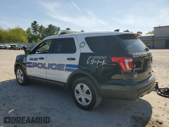 2016 Ford Police Interceptor Utility z VIN 1FM5K8AR3GGA86817, wystawiony jako Copart lot #56731755 z przebiegiem Nie podano mil oraz Szkoda całkowita • Salvage title. Historia ofert i sprzedaży dostępna na DreamBid. Obrazek 2.