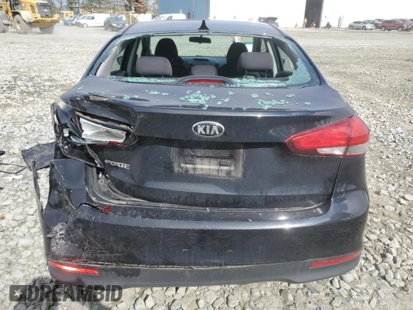 2018 Kia Forte LX with VIN 3KPFK4A76JE277865, listed as a Copart auction lot 49886365 with 57,536 mi miles and Salvage Title. Bid and sale history available at carsss.com. Image 6.